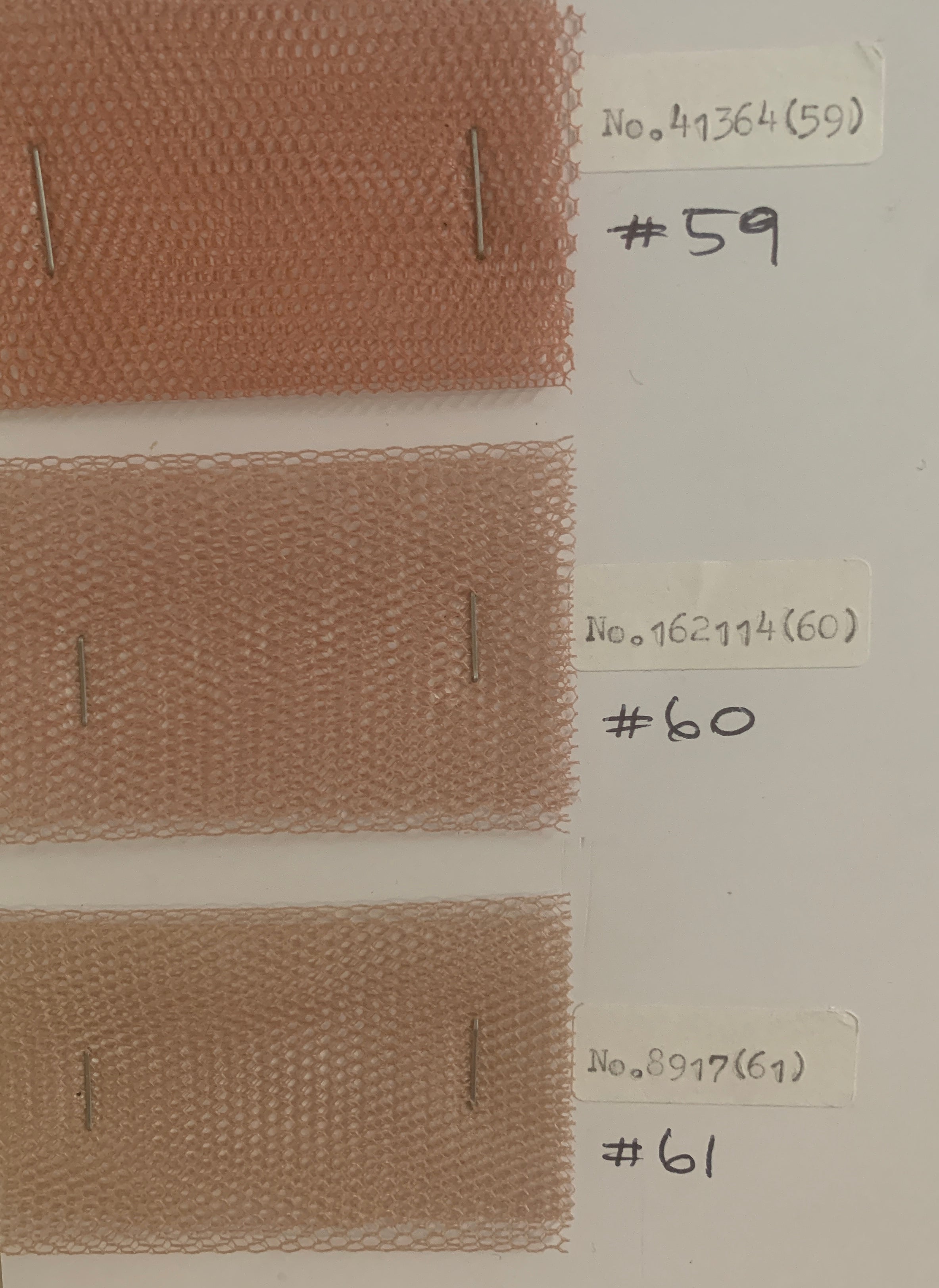 Nylon Netting Sample Card – ZAN Fashion