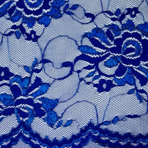 Artemis Embroidery Lace Electric Blue (09)