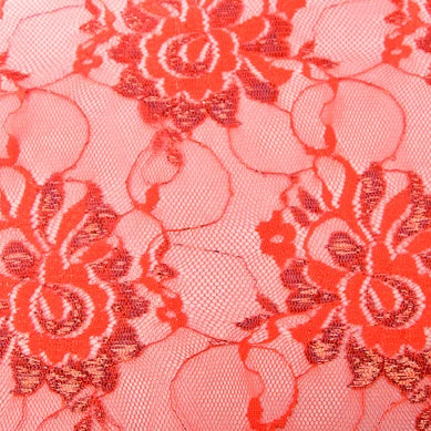 Artemis Embroidery Lace Fluro Orange (17)