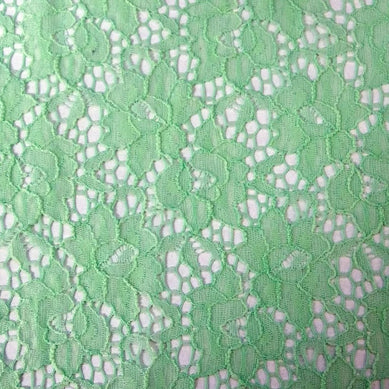 Stretch Lace in Mint Green