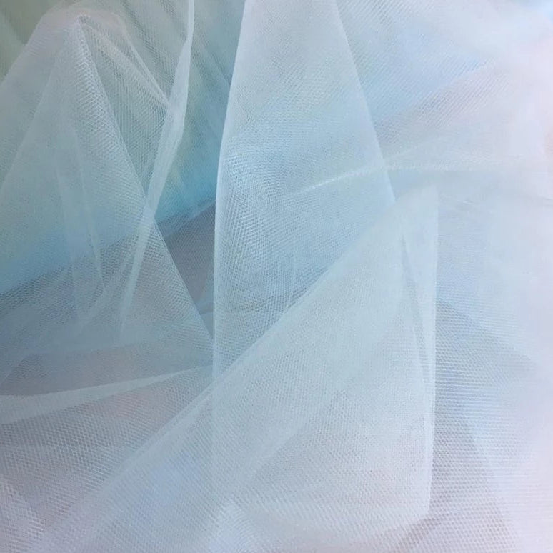 Bridal Tulle 180cm Soft Blue (481)