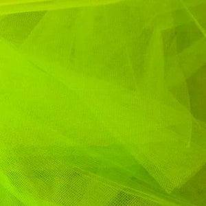 Nylon Netting 127cm Neon Lime (43)