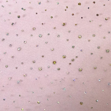 Sparkle Tulle 127cm Baby Pink (03)